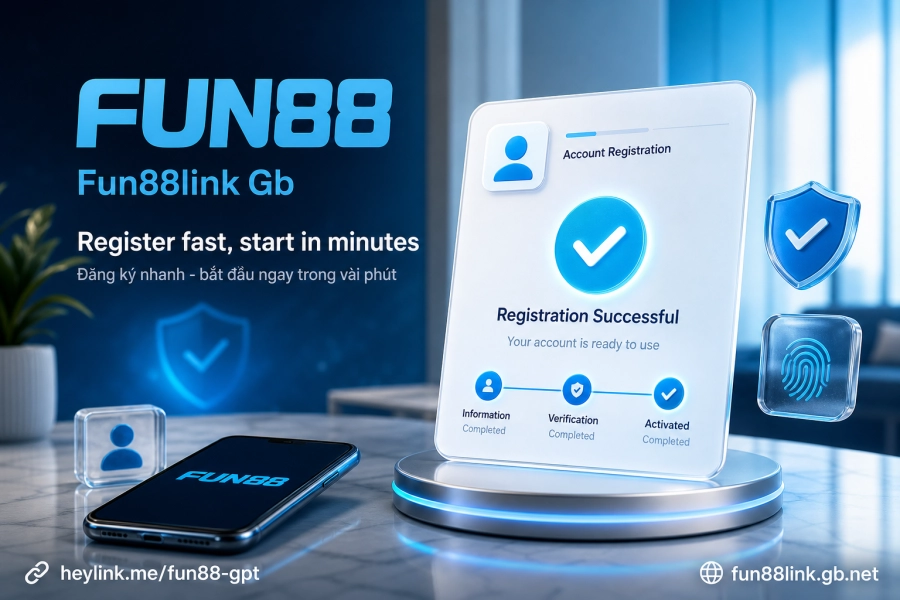 Đăng ký tài khoản Fun88link Gb trên máy tính và di động Android iOS