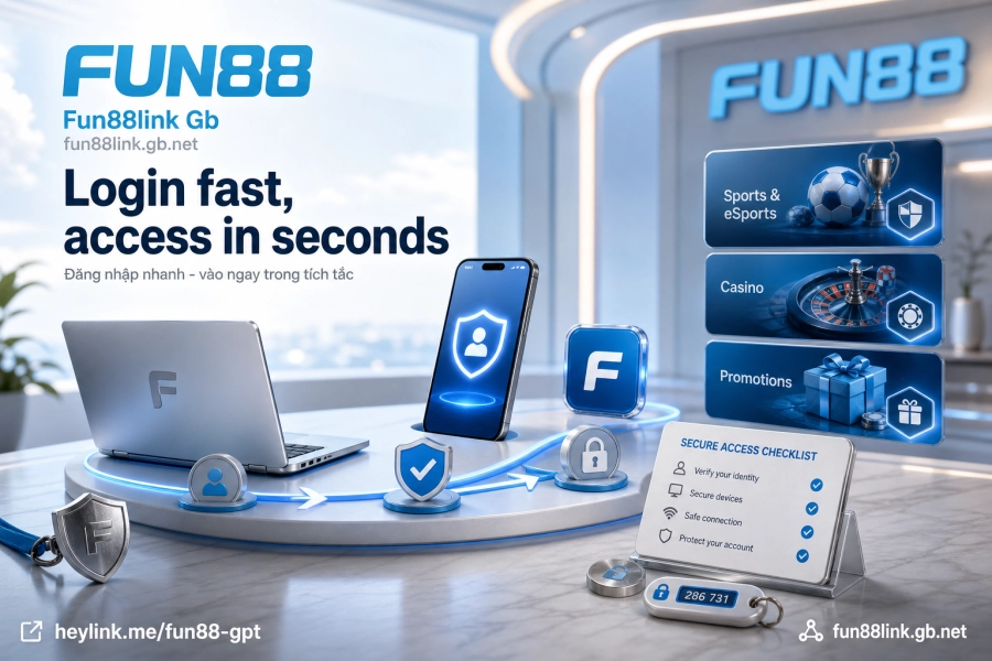 Đăng nhập Fun88 trên PC và mobile web với xác thực OTP