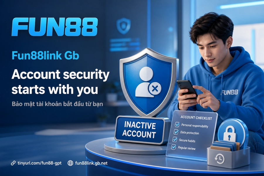 Tài khoản không hoạt động Fun88 phí duy trì và bảo mật đăng nhập